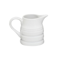 Apollo White Ceramic Milk Churn Jug 0.5 pint