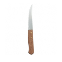 Wooden Handle Steak Knife (Pack 12)