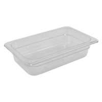 Gastronorm Pan Clear Polycarbonate 1/4 65mm Deep