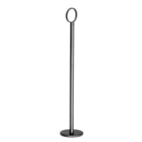 Black Number Stand with Flat Bottom 20cm
