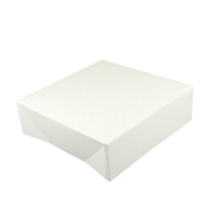 Stapleless Wedding Cake Box Lid 8" x 8" x 2.5" (Pack 50)