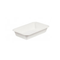 Compostable Bagasse Deep Chip Tray 8.5” x 5”.  (215mm x 140mm x 40mm) (Pack 125)