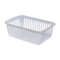 Whitefurze Plastic Handy Basket 25cm Clear