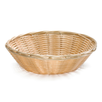 Tablecraft Handwoven Natural Round Basket 21 x 6cm