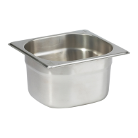 Gastronorm Pan Stainless Steel 1/6 100mm Deep