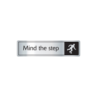 Door Sign Mind the Step with Symbol
