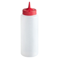 Squeeze Sauce Bottle 32oz Red