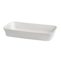 Porcelite White Rectangular Dish 32.5 x 17.5cm