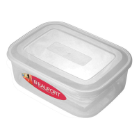 Beaufort Pack of 4 1.10 Litre Rectangular Food Containers Food Starage Freezer 