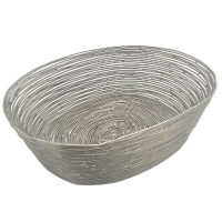 Stainless Steel Oval Wire Basket 23cm