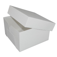 15" White Stapleless Cake Boxes (Pack 5)