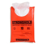 Stronghold White HD Counter Bag / Food Bag 6"x8" (Pack 1000)