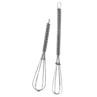 Kitchen Craft Set of Two Mini Whisks 13cm and 18cm