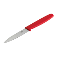 Colour Coded 3" Paring Knife Red