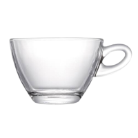 Glass Cappuccino Cup 9cm Diameter / 10oz