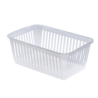 Whitefurze Plastic Handy Basket 30cm Clear