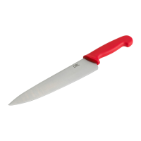 Colour Coded 8.5" Cooks Knife Red