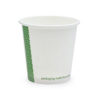 Vegware Compostable 4oz White Hot Cup (Pack 50)