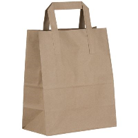 SOS Pure Kraft Carrier Bags Extra Large (Pack 250)