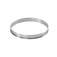 Tart Ring Stainless Steel 2cm High, 18cm wide
