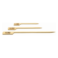Tablecraft Bamboo Paddle Pick Allergy 11.5cm (Pack 100)