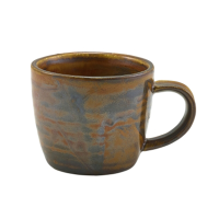 Genware Terra Porcelain Rustic Copper Coffee Cup 28.5cl/10oz