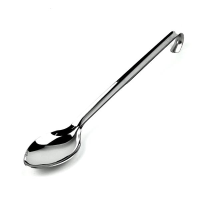 Stainless Steel Serving Spoon with Hook End 17"