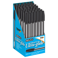 Tiger Ultra-glide Ball Point Pens Black Ink (Pack 50)