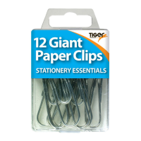 Tiger Giant Paper Clips (Pack 12)