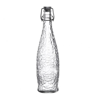 Borgonovo Glacier Water Bottle with a Clear Clip Lid 1 Litre