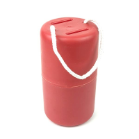 Plastic Money / Charity Collection Box Red