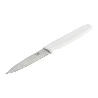 Colour Coded 3" Paring Knife White