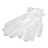 White Cotton Gloves (Pack 10)