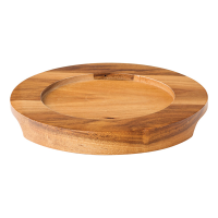 Cast Iron Round Wood Board 5.5" (14.2cm)