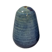 Genware Terra Porcelain Aqua Blue Salt Shaker