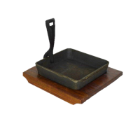 DBL Square Sizzler with Base 15cm x 3cm Deep