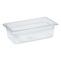 Gastronorm Pan Clear Polycarbonate 1/3 100mm Deep