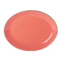 Seasons Coral Oval Plate 30cm/12"