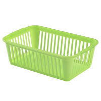 Whitefurze Plastic Handy Basket 25cm Lime