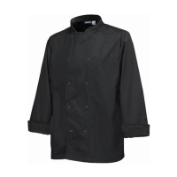 Chef's Jacket Long Sleeve Black XSmall