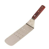 Wooden Handle Turner Perforated 25x7.3cm, 37cm Length