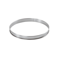 Tart Ring Stainless Steel 2cm High, 20cm wide