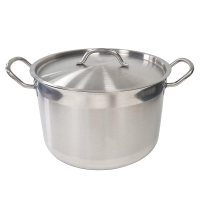 Professional Stainless Steel Casserole & Lid 24cm, 7 Litres