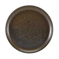 Genware Terra Porcelain Black Coupe Plate 30.5cm