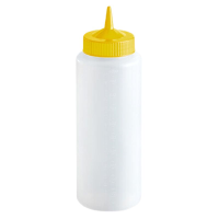 Squeeze Sauce Bottle 32oz Yellow