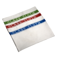 Printed Cotton Glass Cloth in Assorted Colours 51x76cm (Pack 10)
