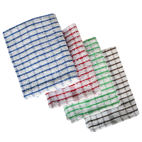 Terry Check Tea Towel in Assorted Colours 46x68cm (Pack 10)