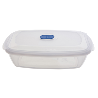Whitefurze Rectangular Freezer to Microwave Storer / Container 2.33 Litre