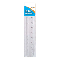 Tiger 15cm Ruler Clear