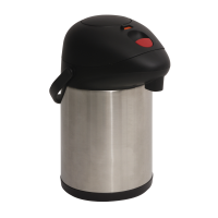 Unbreakable Vacuum Pump Pot Inscribed Hot Water 2.5 Litre